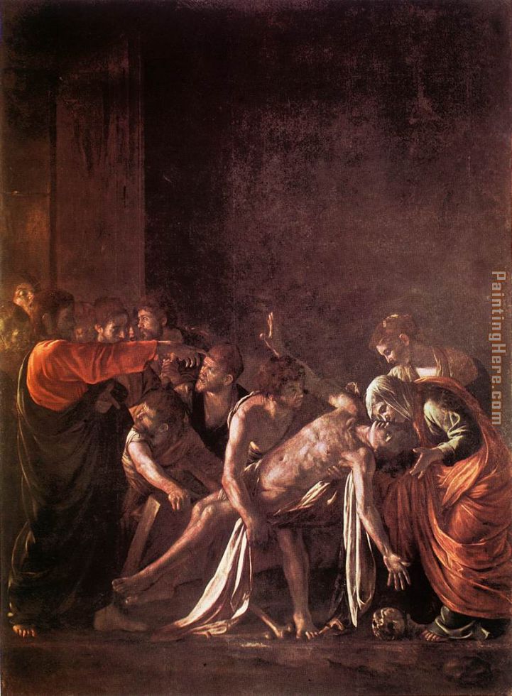 Caravaggio The Raising of Lazarus